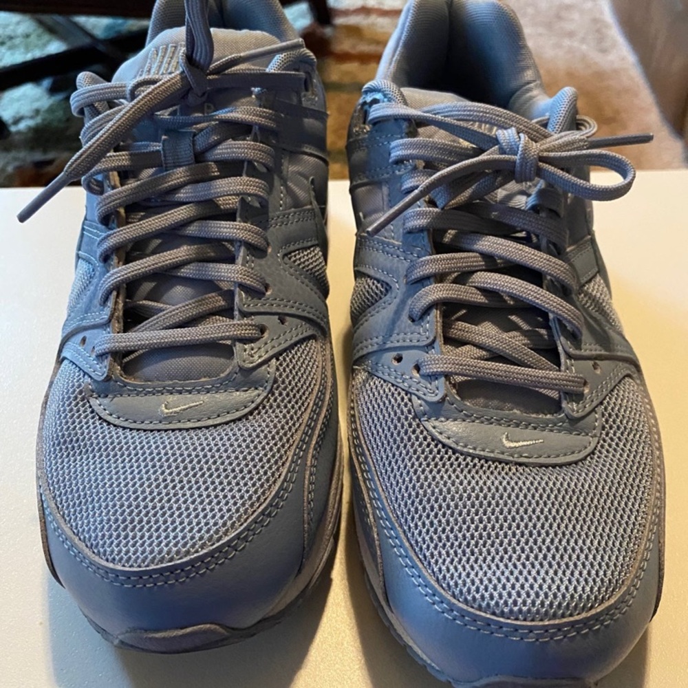 Nike Women's Air Max Command Blue Gray Running Shoes Size 9